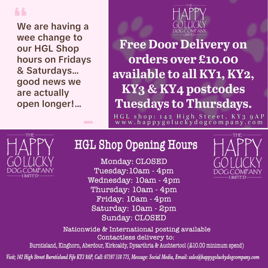 Slight Change to our HGL Shop Hours
